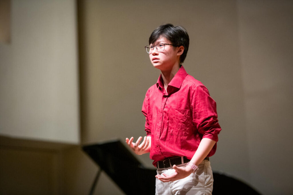 Each year a talented group of young Shakespeareans perform at the English Speaking Union New York City Branch Shakespeare Competition. They award a first, second, and third prize for the best presentation of a Shakespeare monologue and sonnet.